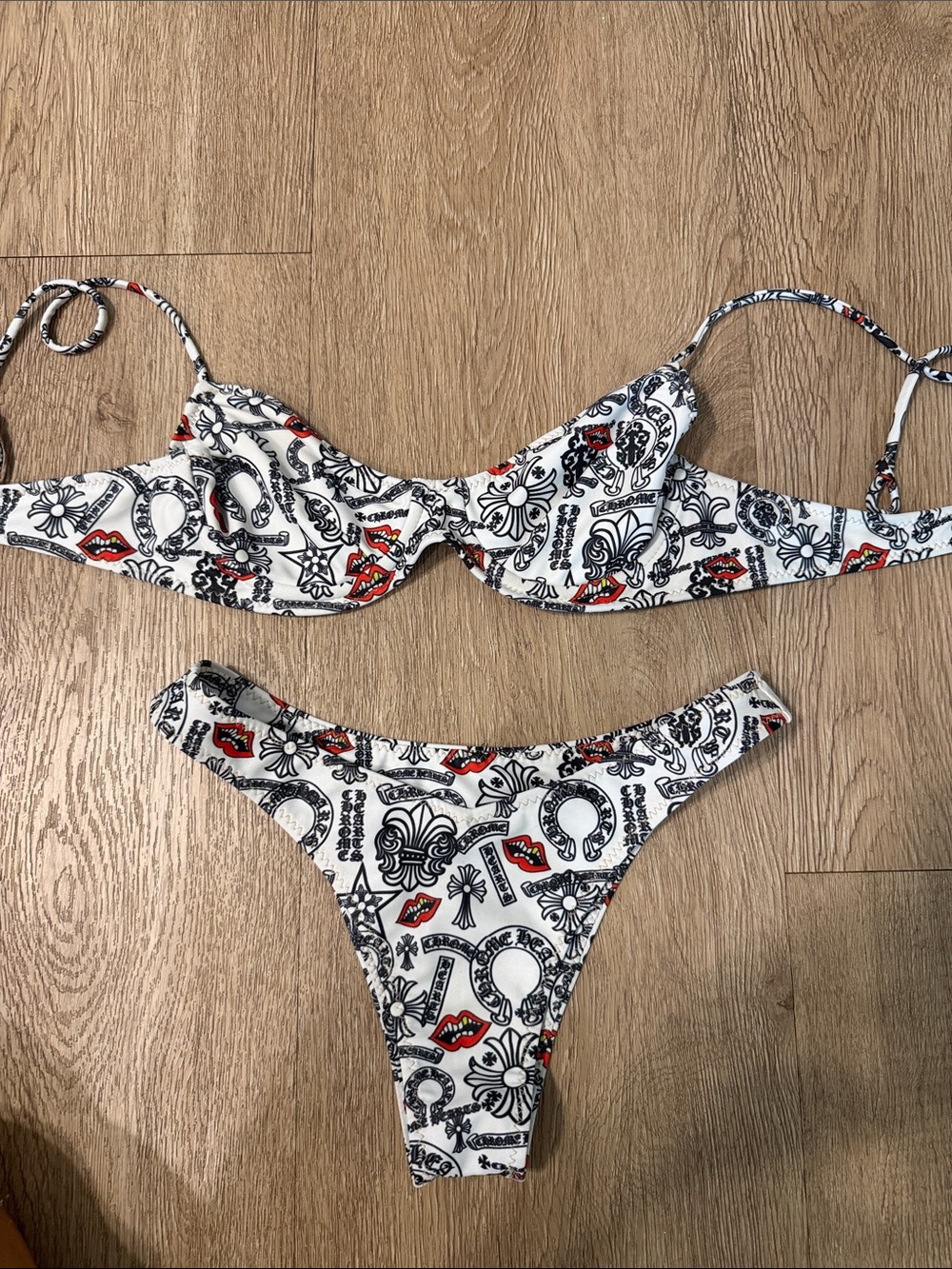 Chrome hearts Marty boy x dipped in blue bikini